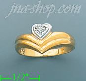 14K Gold Ladies' Pave Ring