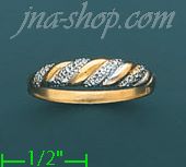 14K Gold Ladies' Pave Ring