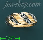 14K Gold Ladies' Pave Ring