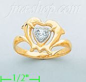 14K Gold Ladies' Pave Ring