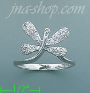 14K Gold High Polished Ladies' CZ Ring