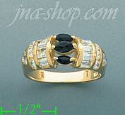 14K Gold Gemstone Ring