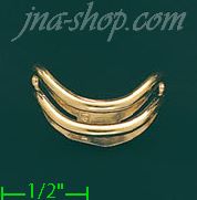 14K Gold Fancy CZ & Thumb Ring
