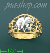 14K Gold Ladies' Light Ring