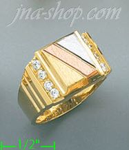 14K Gold Assorted Men's Ring