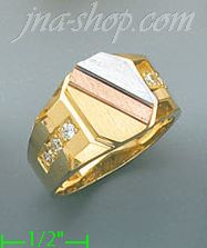 14K Gold Assorted Men's Ring