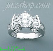 14K Gold CZ Ring