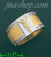 14K Gold CZ Ring