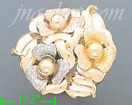 14K Gold Fancy Roses Sets Ring