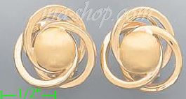 14K Gold Love Knots Sets Earrings