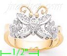 14K Gold Fancy CZ Sets Ring