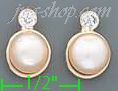 14K Gold Fancy Pearl Sets Earrings