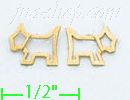 14K Gold Stud Earrings