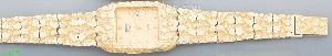 14K Gold Nugget Watch
