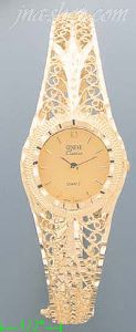 14K Gold Nugget & Filigree Watch