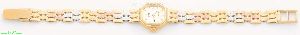 14K Gold Italian 3Color Watch