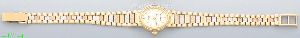 14K Gold Italian 3Color Watch