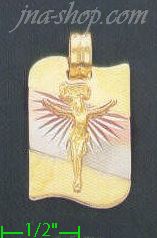 14K Gold Assorted Charm Pendant