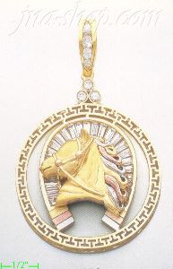 14K Gold Charm Pendant