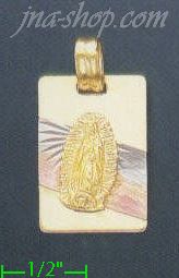 14K Gold Assorted Charm Pendant